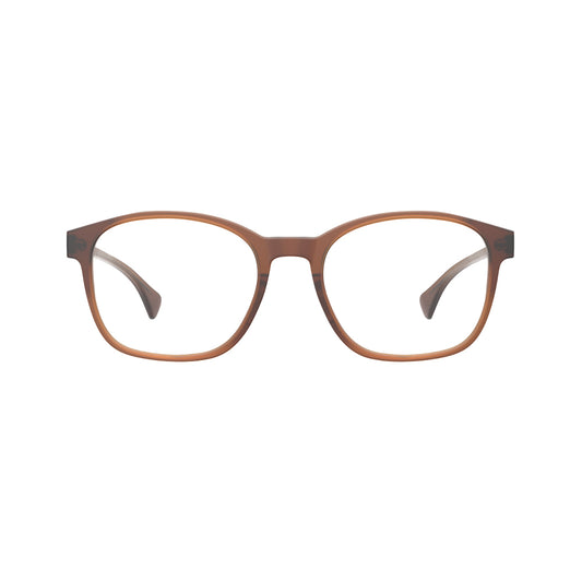 Óculos de Grau HB Ecobloc 0496 Retrô Matte Caramel