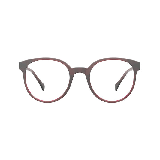 Óculos de Grau HB Ecobloc 0503 Redondo Matte Blood