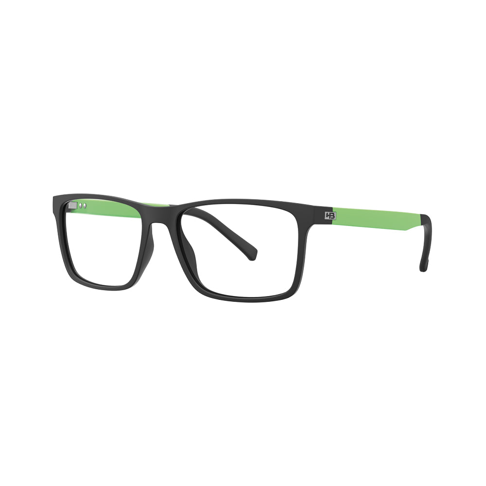 Óculos de Grau HB Polytech 2 0508 M Black/ Lucky Green