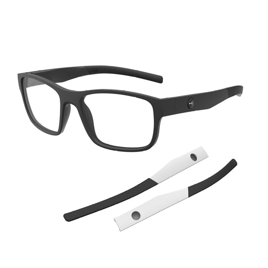 Óculos de Grau HB Troca Haste Polytech 0513 Matte Black + H Pearled White