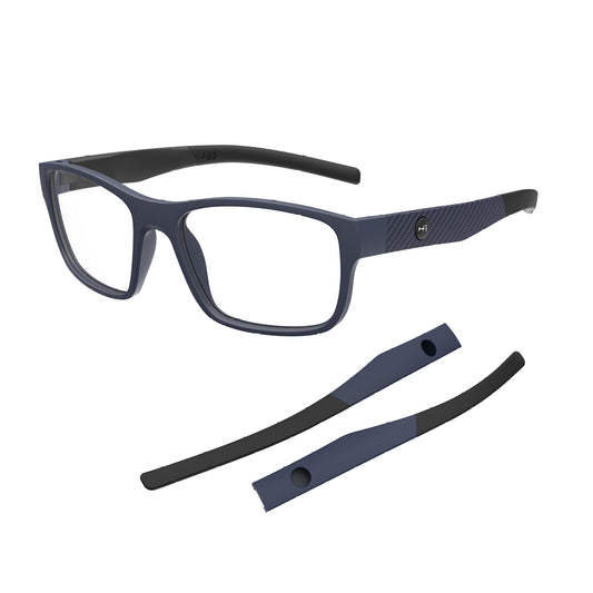 Óculos de Grau HB Polytech  0513 M Navy+H M Blue Print Carbon Finber Dem