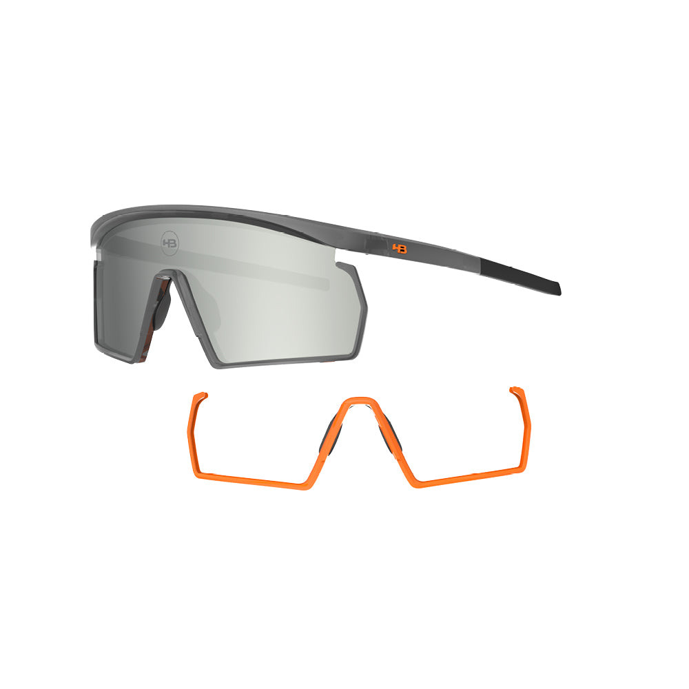 Óculos de Sol HB SPINNER Gloss Dark Gray + Gloss Orange / Silver