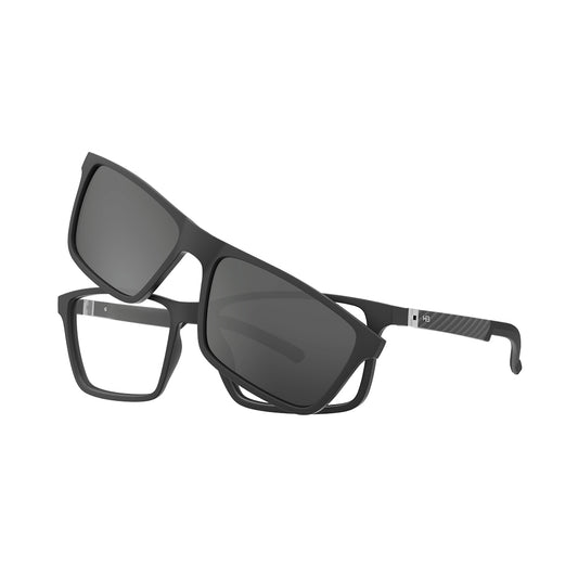Óculos de Grau HB Switch 0531 M Print Carbon Fiber Polarized Gray