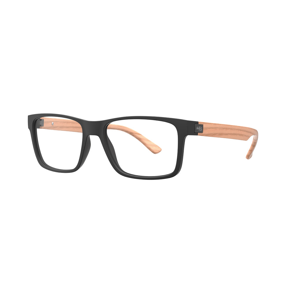 Óculos de Grau HB 0537 M Black/Wood Demo
