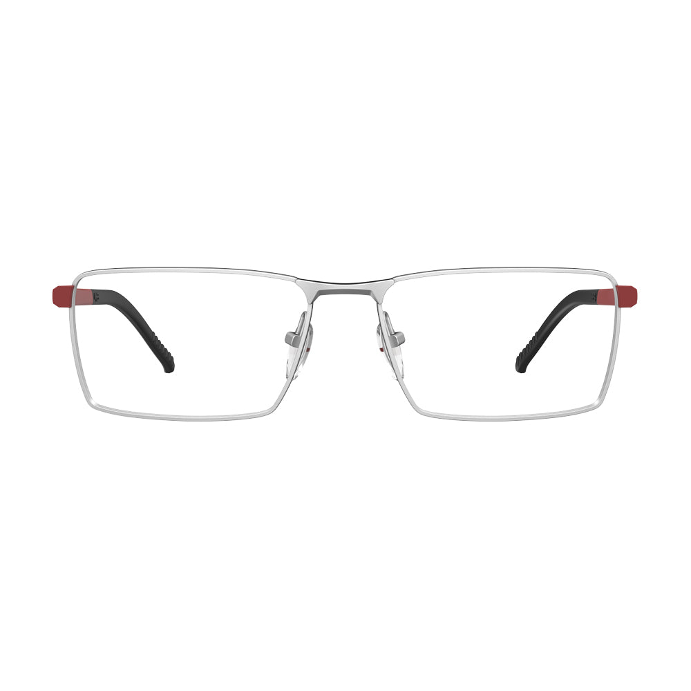 Óculos de Grau HB Duotech 0571 Matte Nickel/ M Marsala