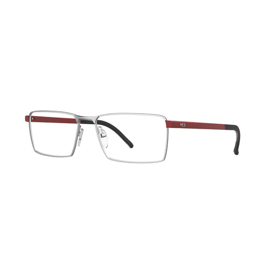 Óculos de Grau HB Duotech 0571 Matte Nickel/ M Marsala