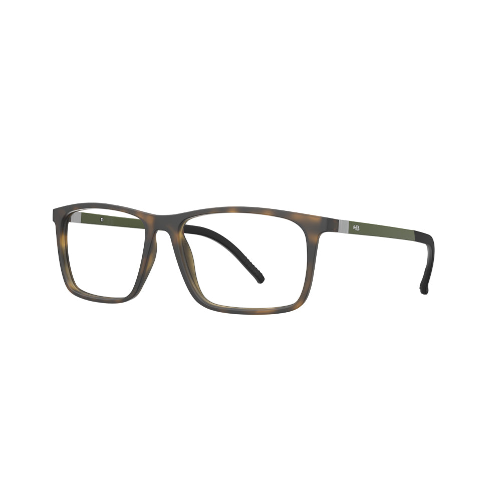 Óculos de Grau HB Polytech 0582 M Havan Turtle/ M Solid Dark Green