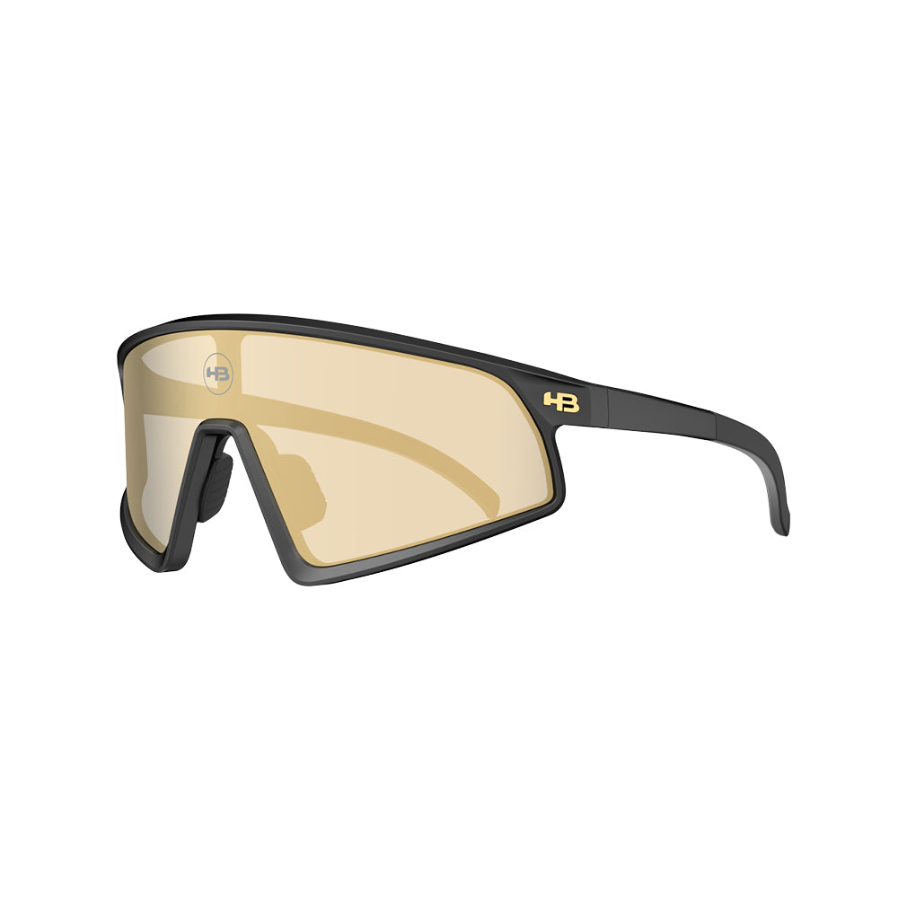Óculos de Sol HB Ion Matte Black Gold Chrome
