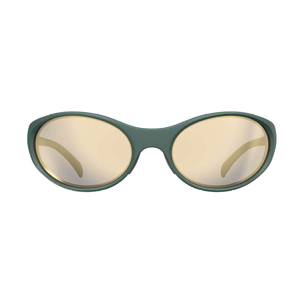 Óculos de Sol HB Aliens Return M Militay Green Gold Chrome