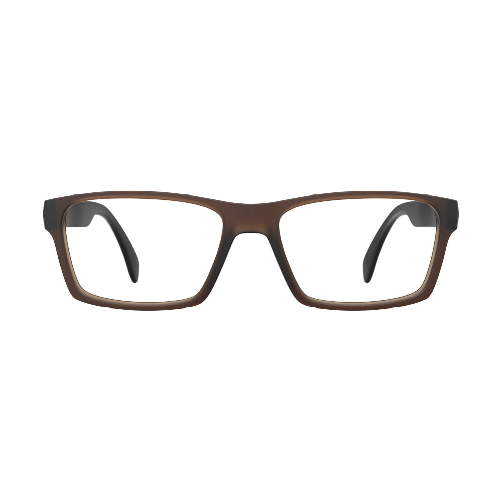 Óculos de Grau HB Polytech 0595 MAGTAG Matte Clear Coffe Matte Black / DEMO