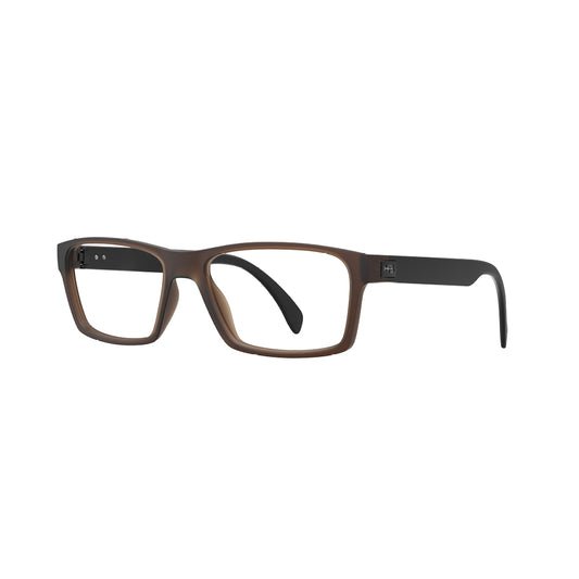 Óculos de Grau HB Polytech 0595 MAGTAG Matte Clear Coffe Matte Black / DEMO