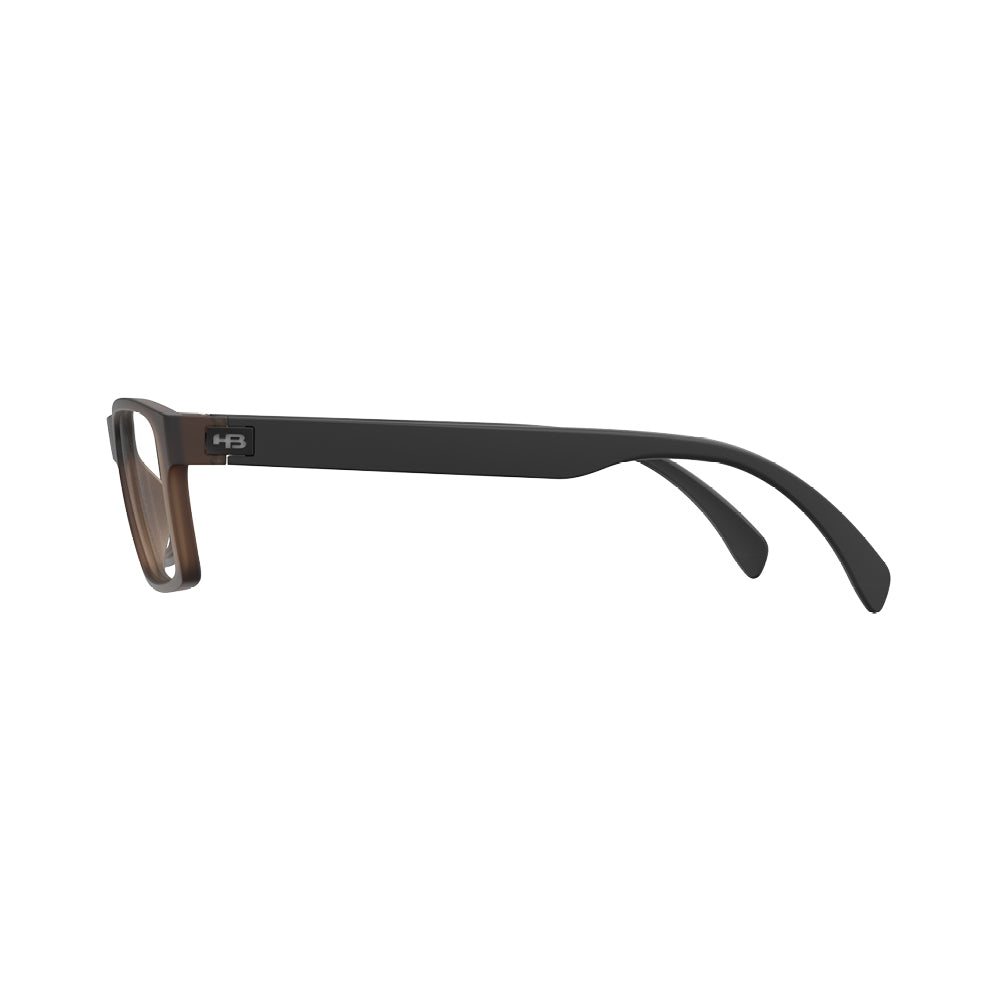 Óculos de Grau HB Polytech 0595 MAGTAG Matte Clear Coffe Matte Black / DEMO