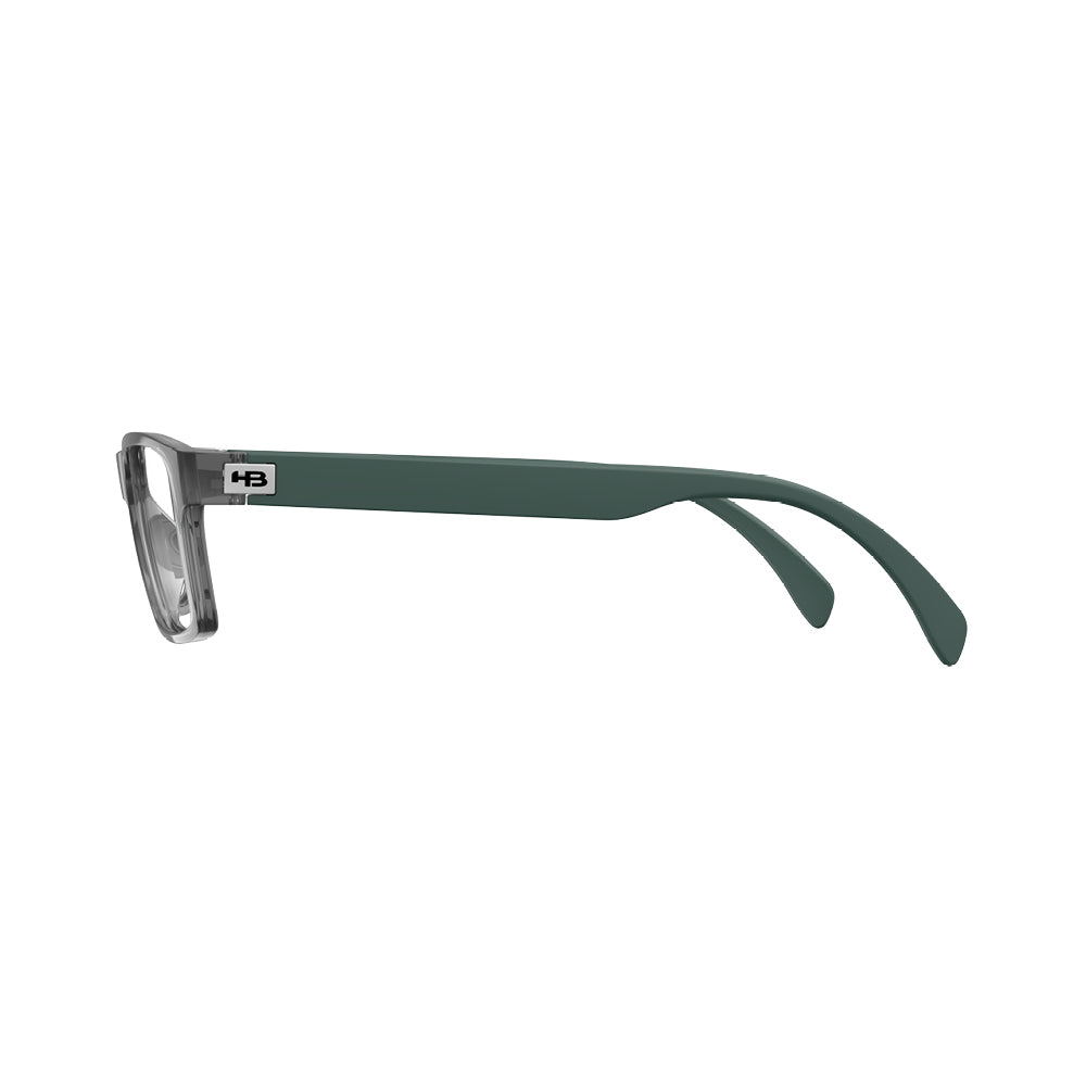 Óculos de Grau HB Polytech MAGTAG 0595 Gloss Light Gray Matte Military Green / DEMO