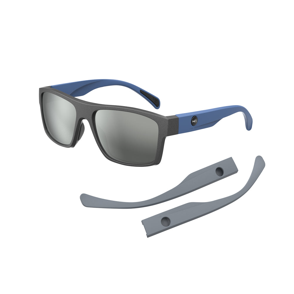 Óculos de Sol HB HAPPY TEEN Matte Graphite+Moonstone+Blue Jeans / SILVER
