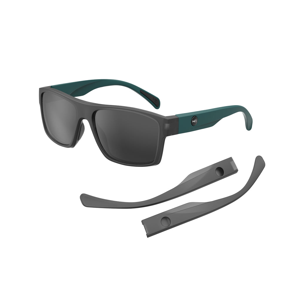 Óculos de Sol HB HAPPY TEEN Matte Dark Gray+Haste Matte Dark Aqua / Polarized Gray