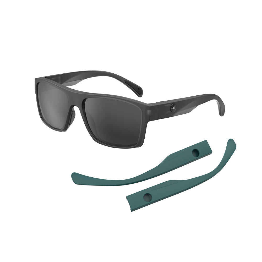 Óculos de Sol HB HAPPY TEEN Matte Dark Gray+Haste Matte Dark Aqua / Polarized Gray