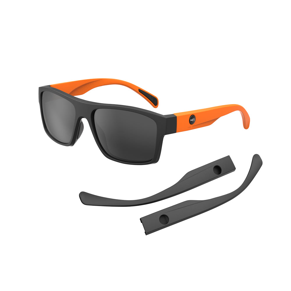 Óculos de Sol HB HAPPY TEEN Matte Black+Haste Orange / GRAY