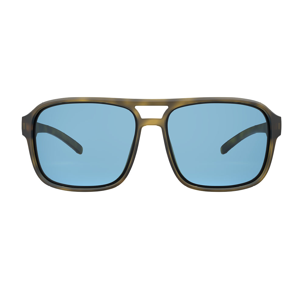 Óculos de Sol HB THUNDER Matte Havana Turtle / Photo TAC Light Blue