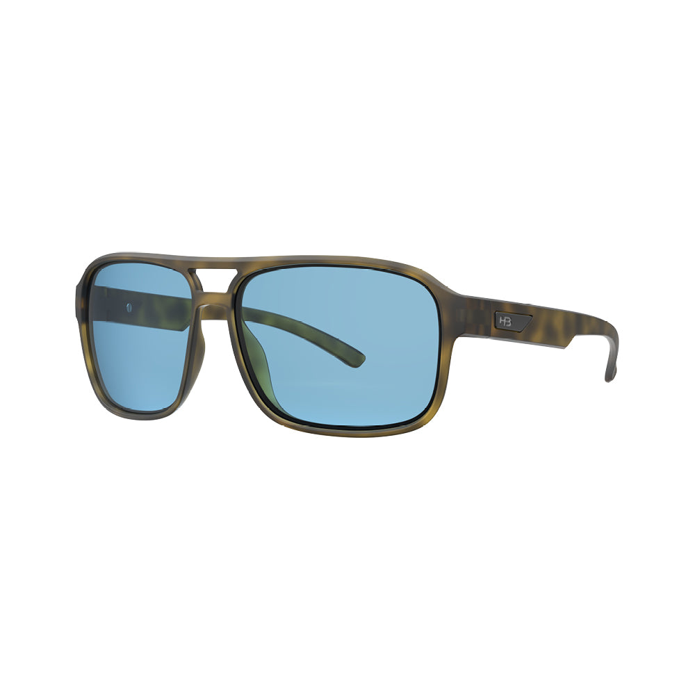Óculos de Sol HB THUNDER Matte Havana Turtle / Photo TAC Light Blue