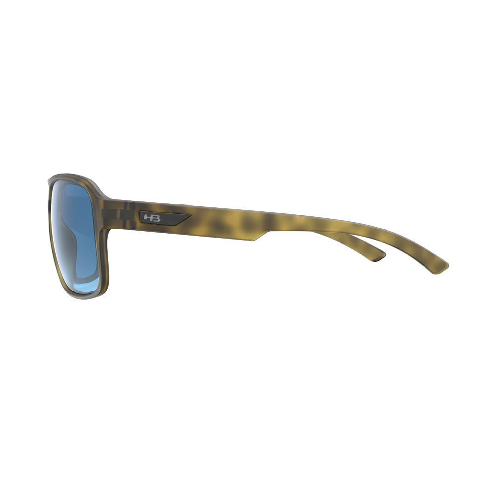 Óculos de Sol HB THUNDER Matte Havana Turtle / Photo TAC Light Blue