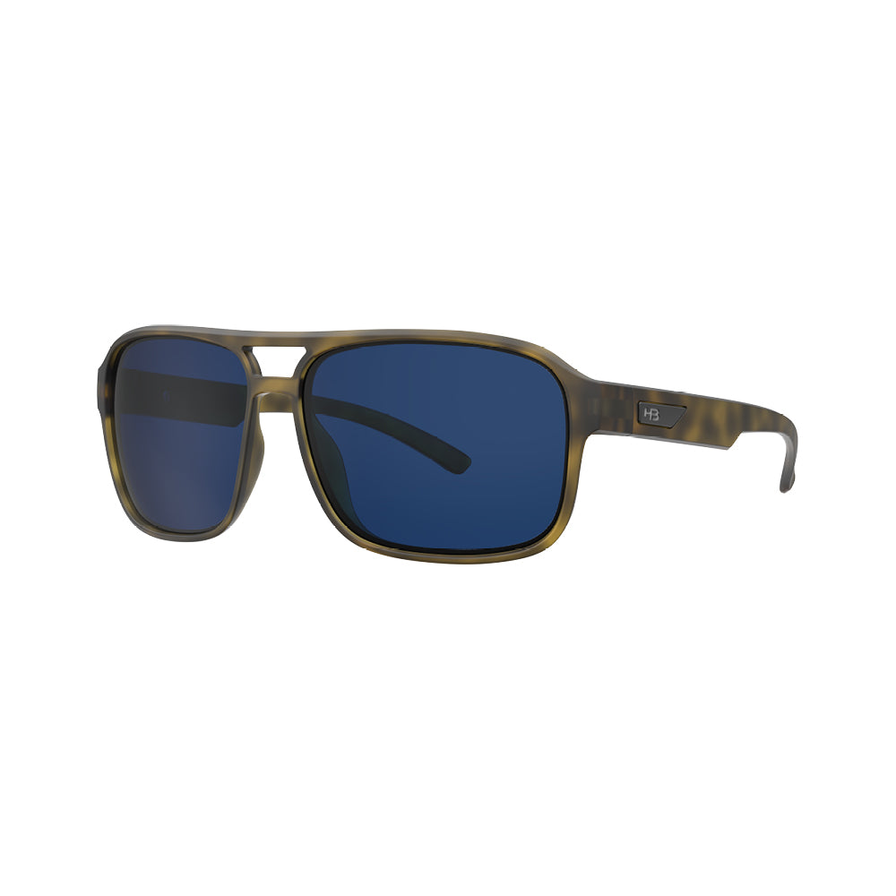 Óculos de Sol HB THUNDER Matte Havana Turtle / Photo TAC Light Blue