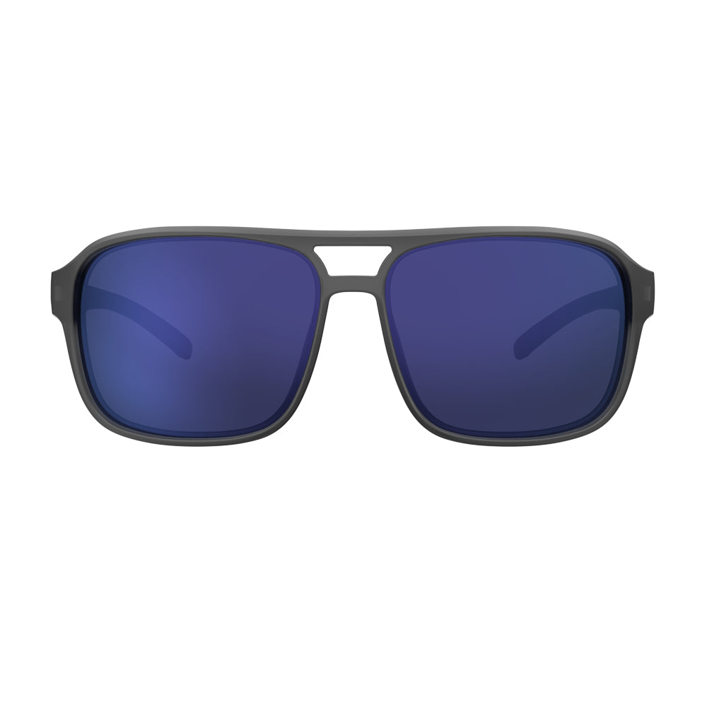 Óculos de Sol HB THUNDER Matte Dark Gray / Blue Chrome