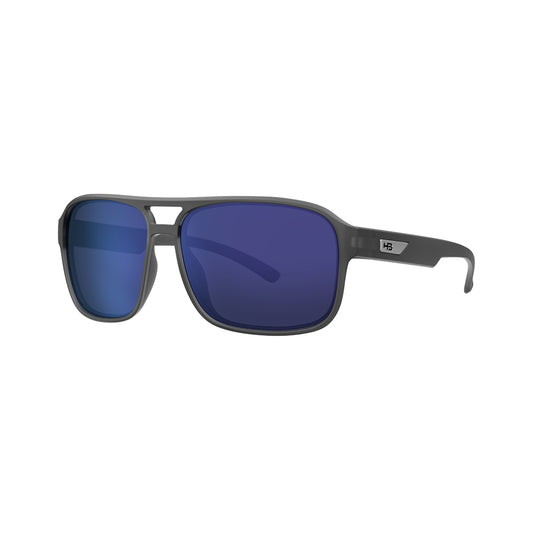 Óculos de Sol HB THUNDER Matte Dark Gray / Blue Chrome