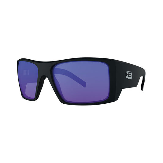 Óculos de Sol HB Rocker 2.0 Matte Black/ Blue Chrome Unico - Loja HB