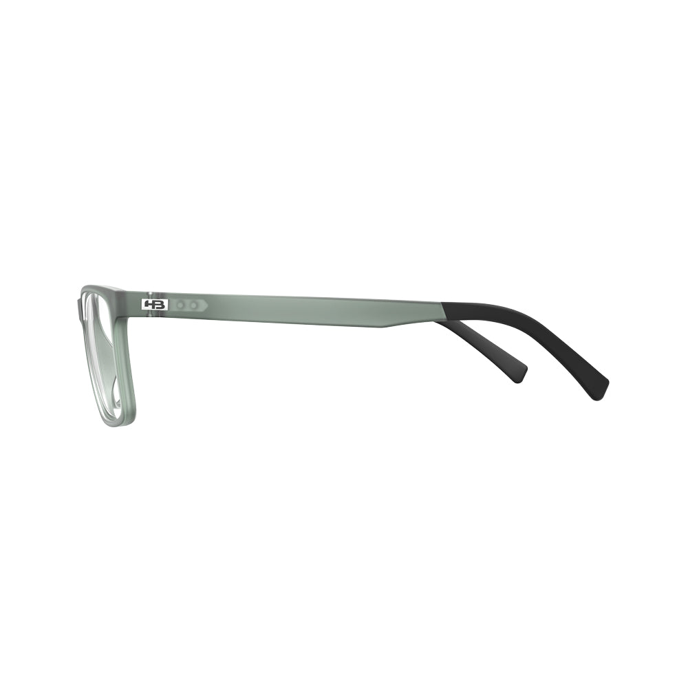 HB Polytech 0508 Retangular Matte Light Green - Grau - TAM 53 mm - Loja HB