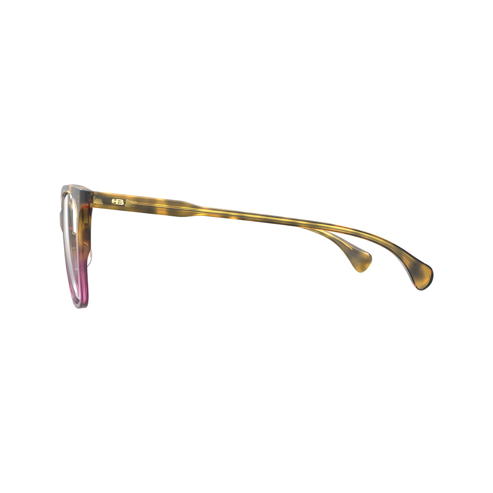 HB Ecobloc 0504 Retrô Havana Turtle Violet Shine - Grau - TAM 55 mm - Loja HB