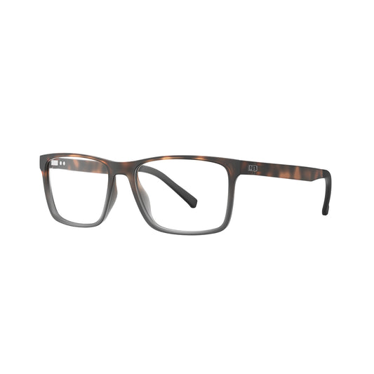 HB Polytech 0508 Retangular Matte Havana To Onyx - Grau - TAM 53 mm - Loja HB