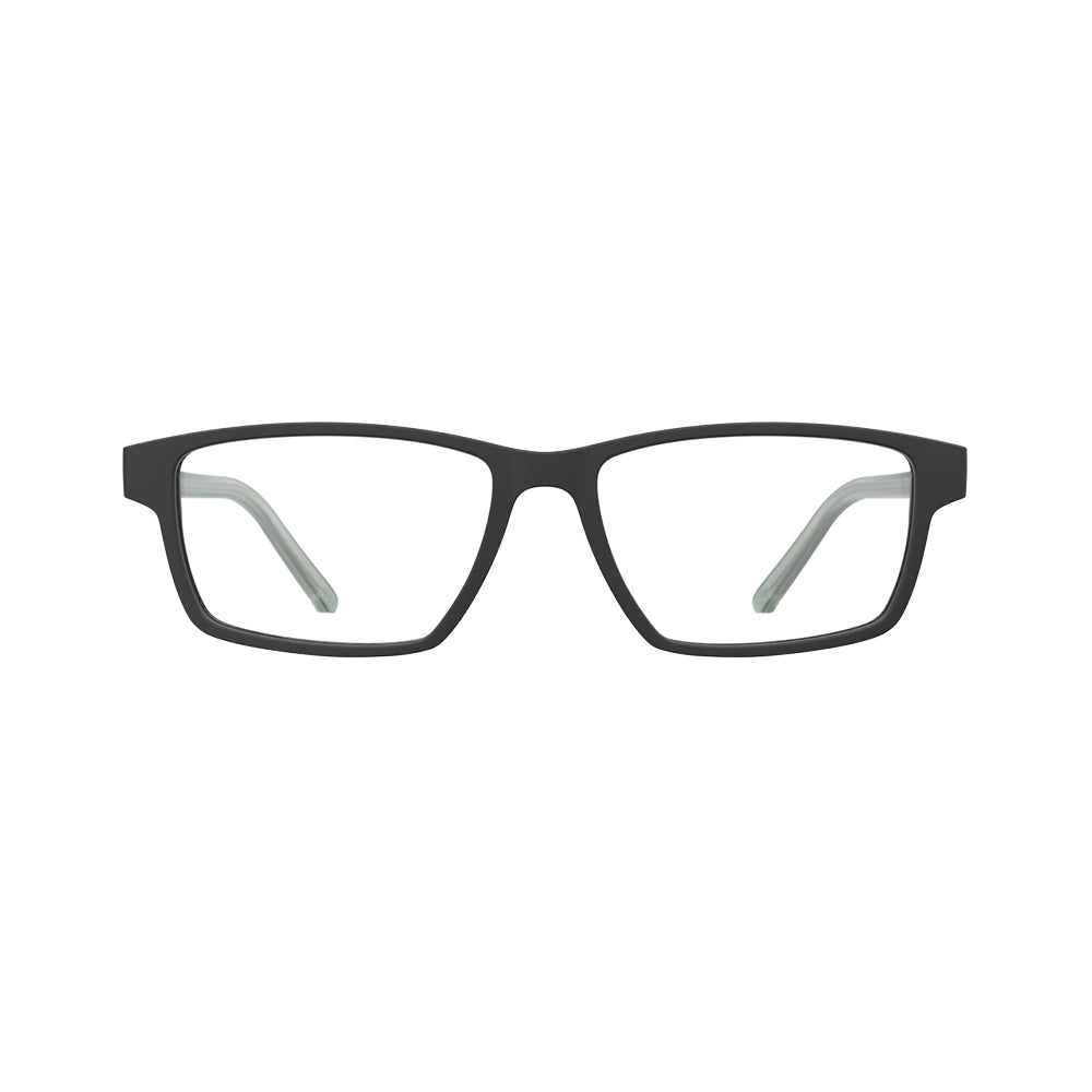 HB Polytech 0480 Retangular Matte Black Light Green - Grau - TAM 52 mm - Loja HB