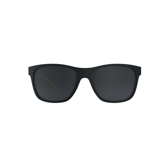 Óculos de Sol HB Underground Matte Black Wood Polarized Gray