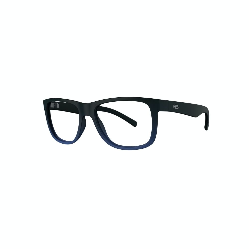 Óculos de Grau HB Teen Ozzie Matte Fade Black Blue - Lente 4,8 Cm