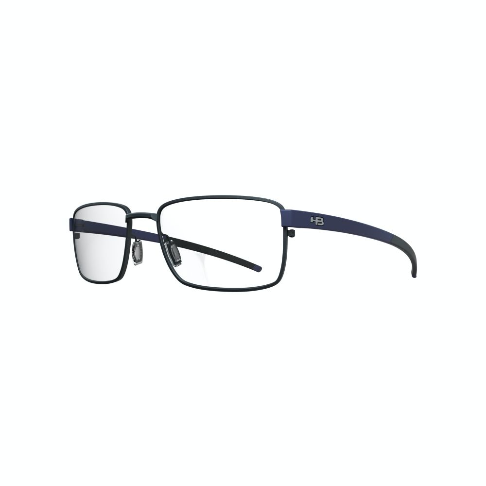 Óculos de Grau HB Duotech M 93423 Matte Graphitte Matte Navy Lente 5,5 Cm