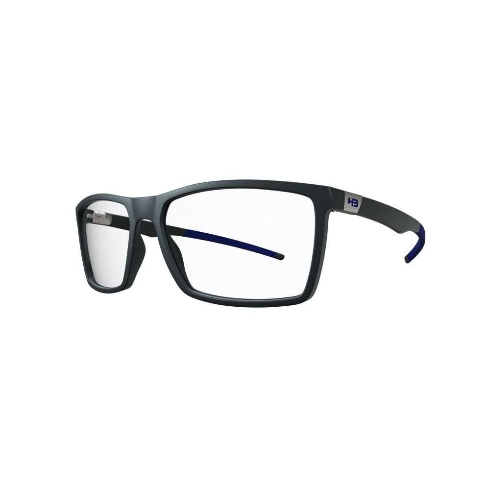 Óculos de Grau Hb Polytech M 93149 Matte Black D. Blue - Lente 5,7 cm