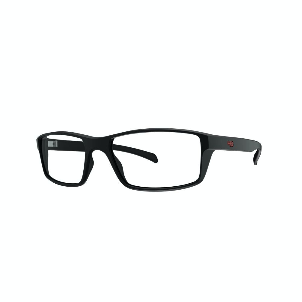 Óculos de Grau HB Polytech 93148 Matte Black D. Red