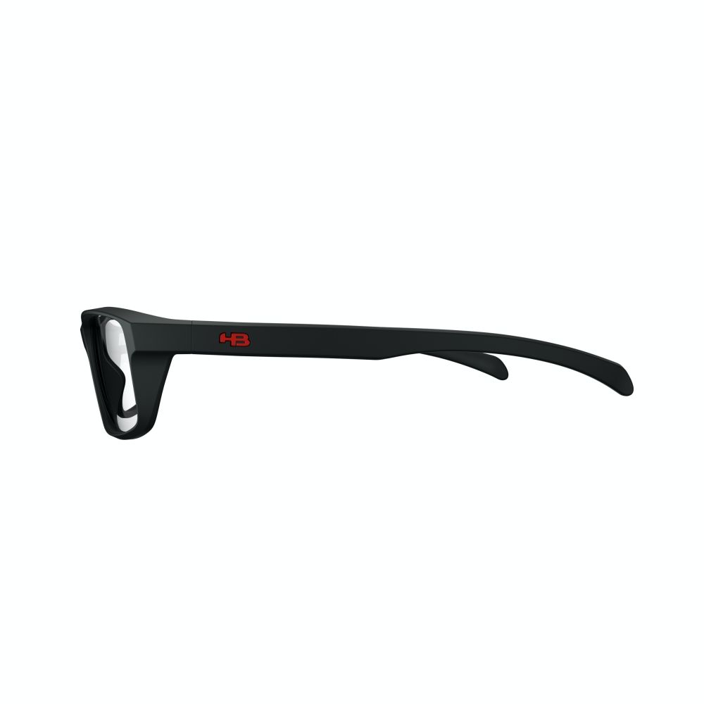 Óculos de Grau HB Polytech 93148 Matte Black D. Red