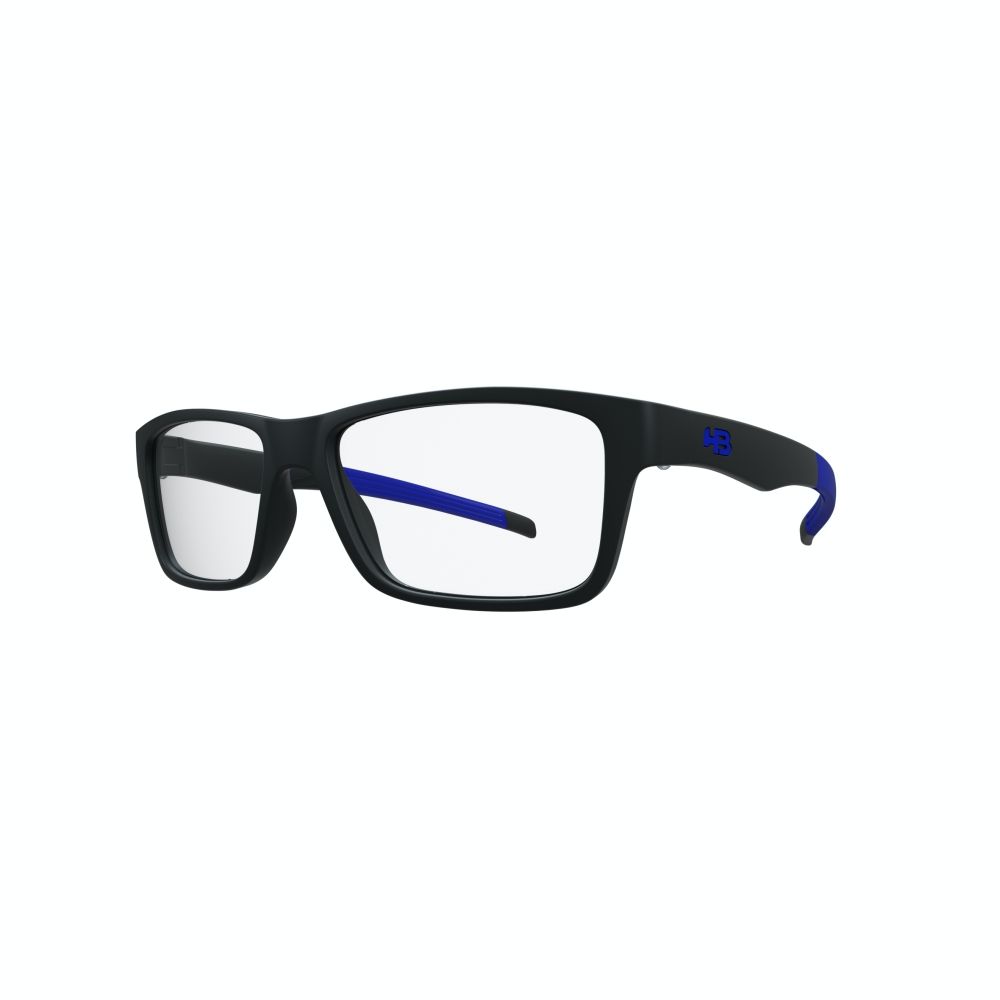 Óculos de Grau HB Polytech Teen 93143 Matte Black D. Blue