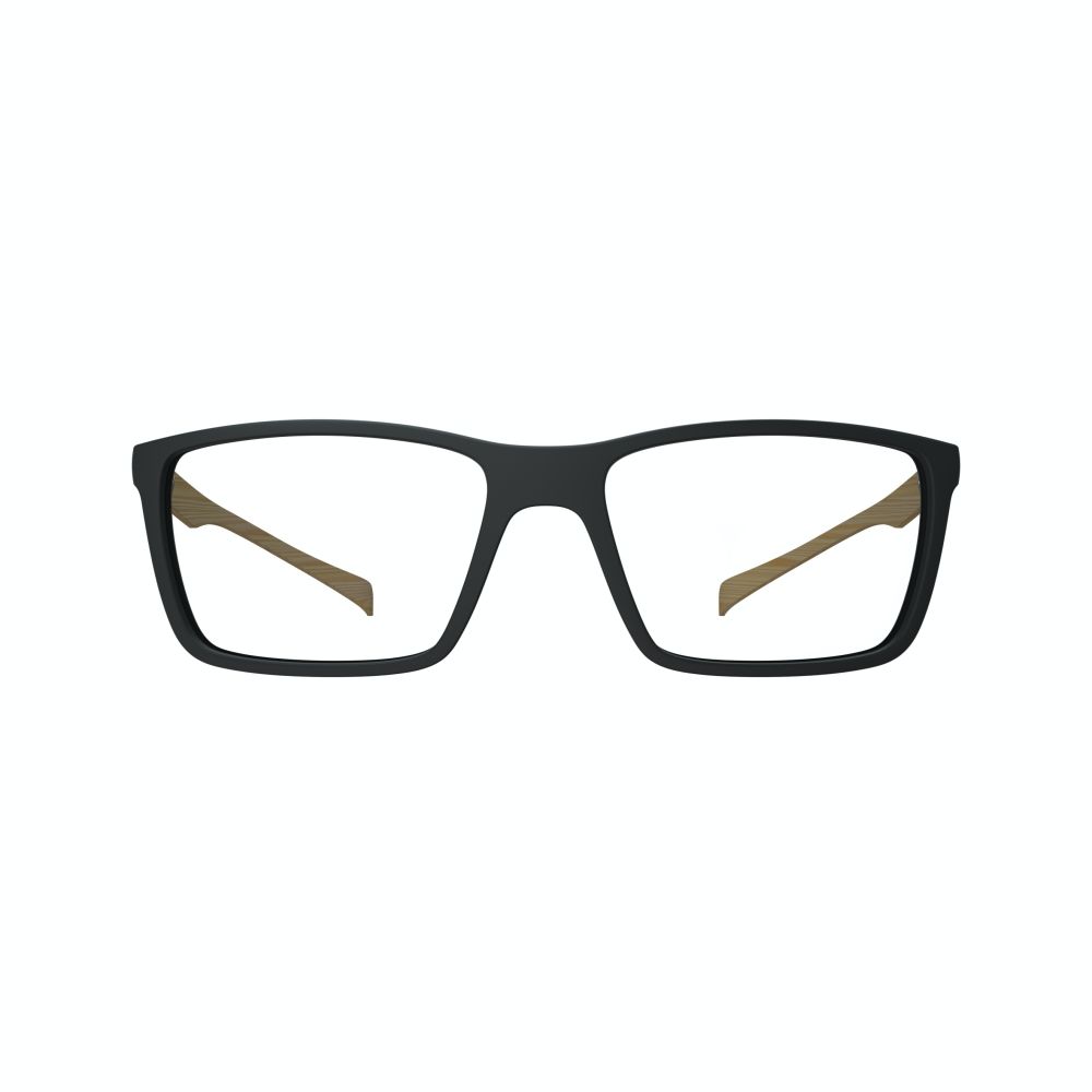 Óculos de Grau HB Polytech 93136 Matte Black/ Wood