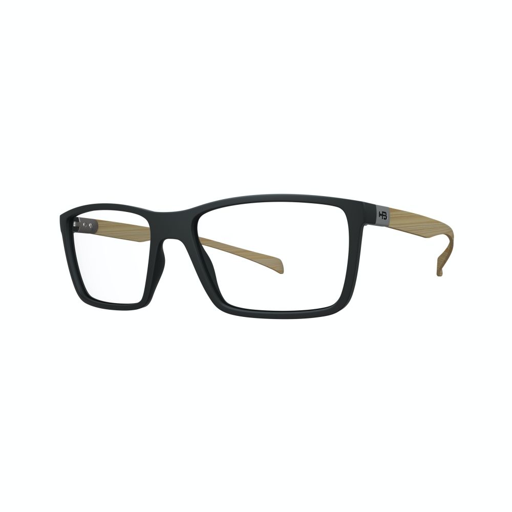 Óculos de Grau HB Polytech 93136 Matte Black/ Wood