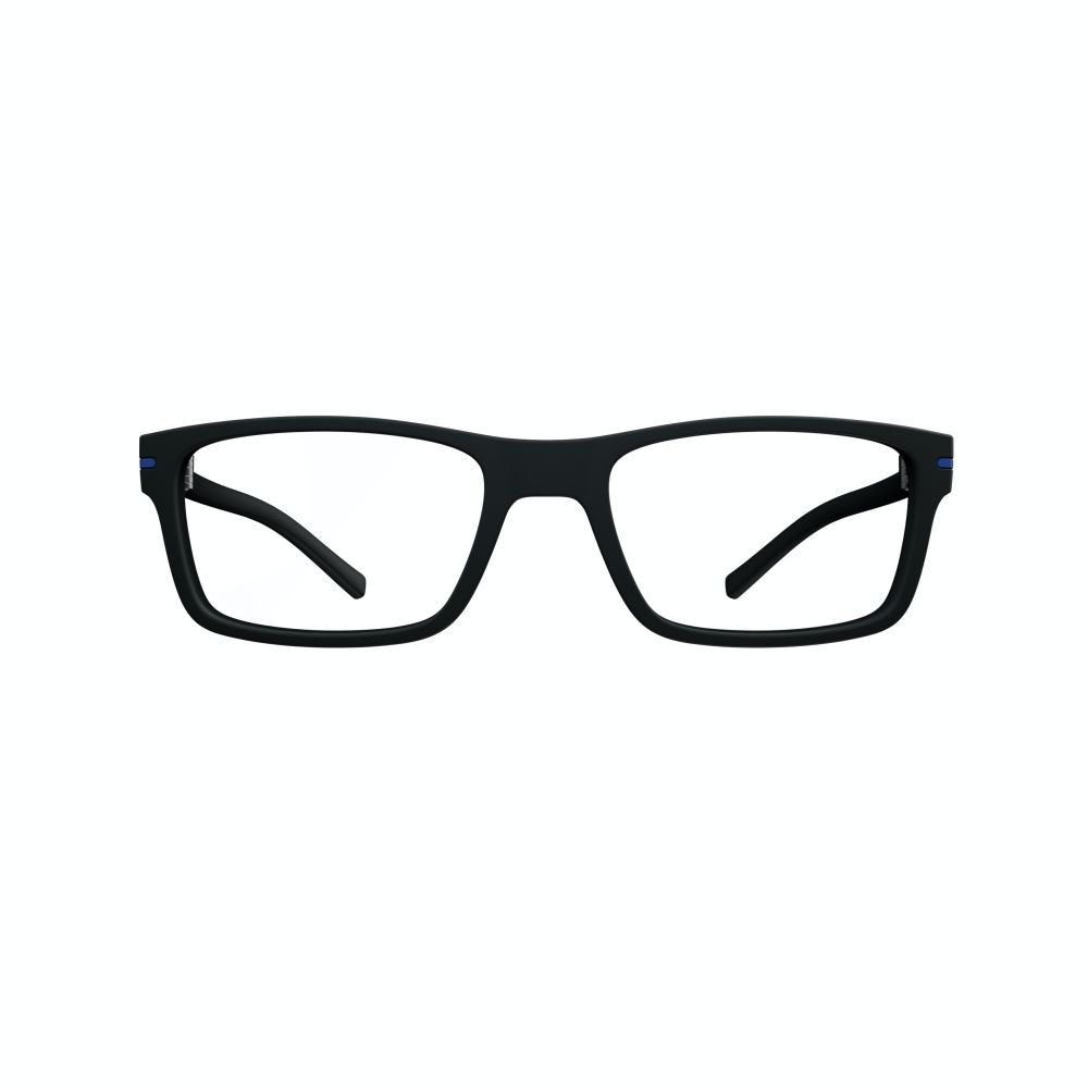 Óculos de Grau HB Polytech 93131 Matte Black D. Blue