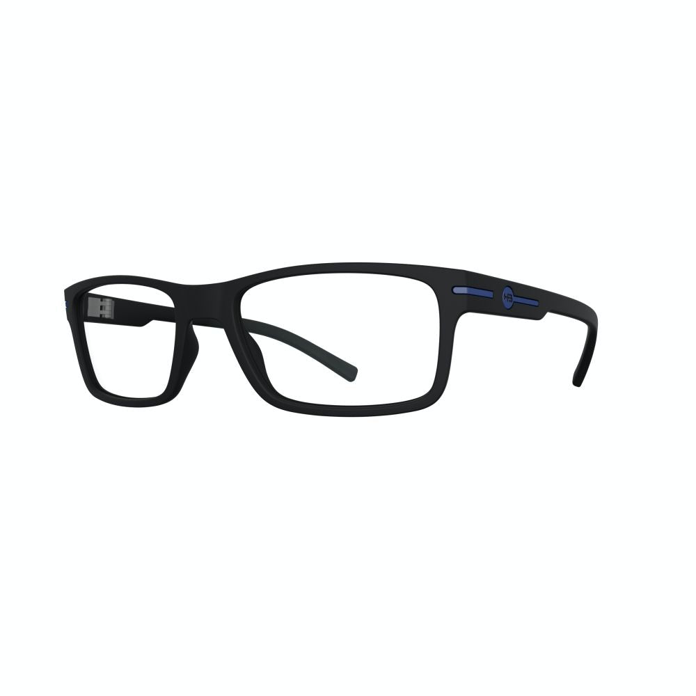 Óculos de Grau HB Polytech 93131 Matte Black D. Blue
