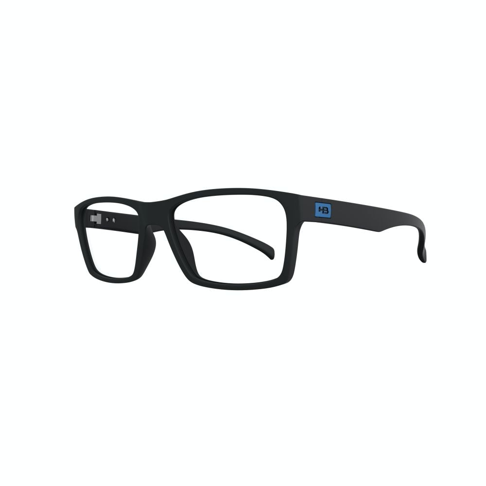 Óculos de Grau HB Polytech 93130 Matte Black D. Light Blue