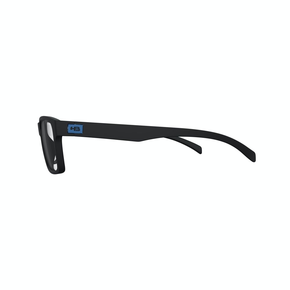 Óculos de Grau HB Polytech 93130 Matte Black D. Light Blue