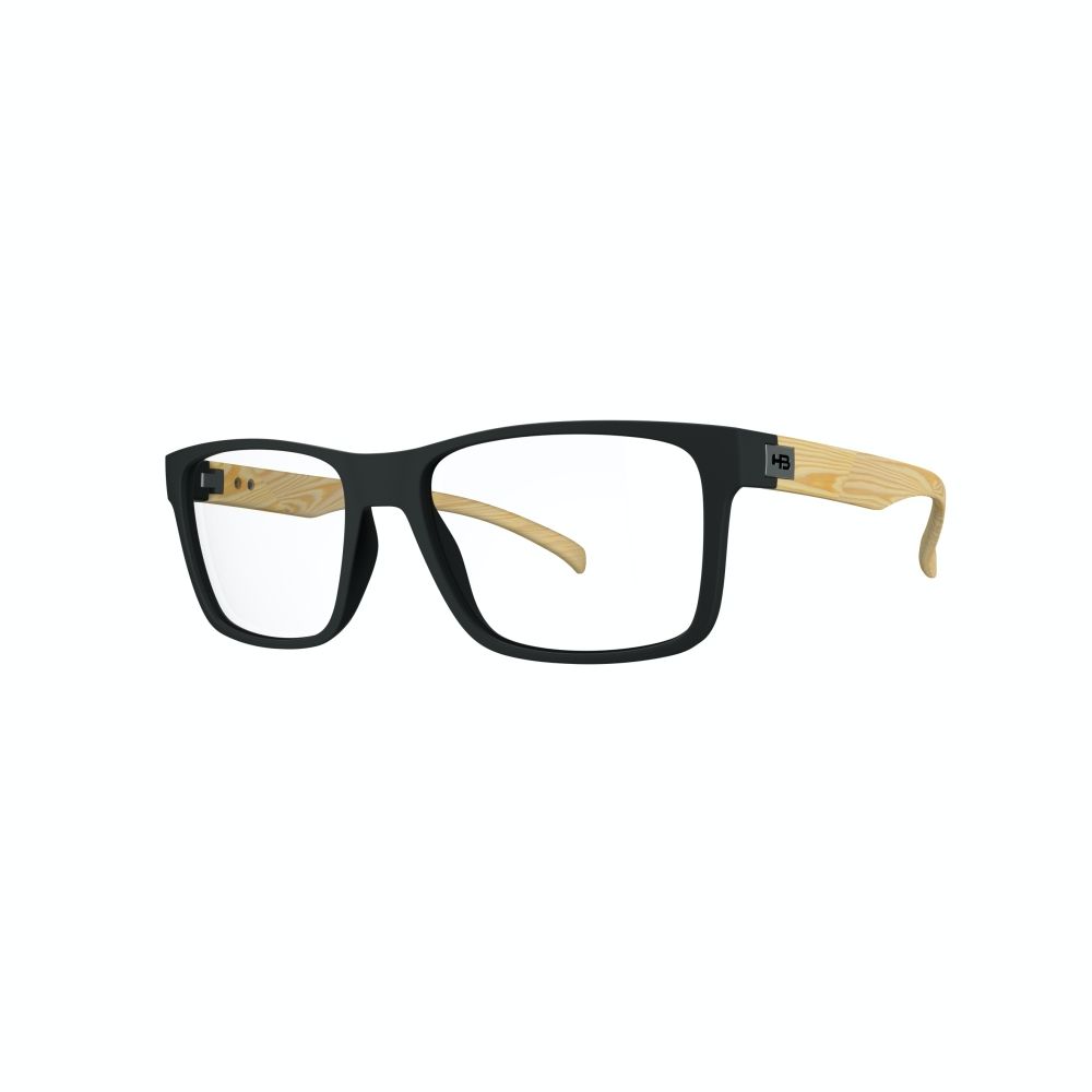 Óculos de Grau HB Polytech 93108 Matte Black Wood