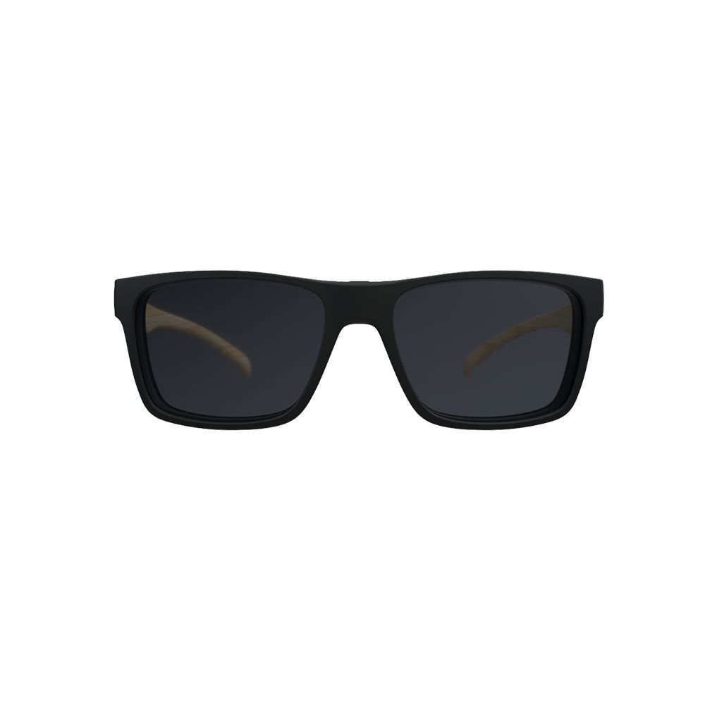 Óculos de Grau HB Switch 0339 Clip On Matte Black Wood/ Gray Polarized