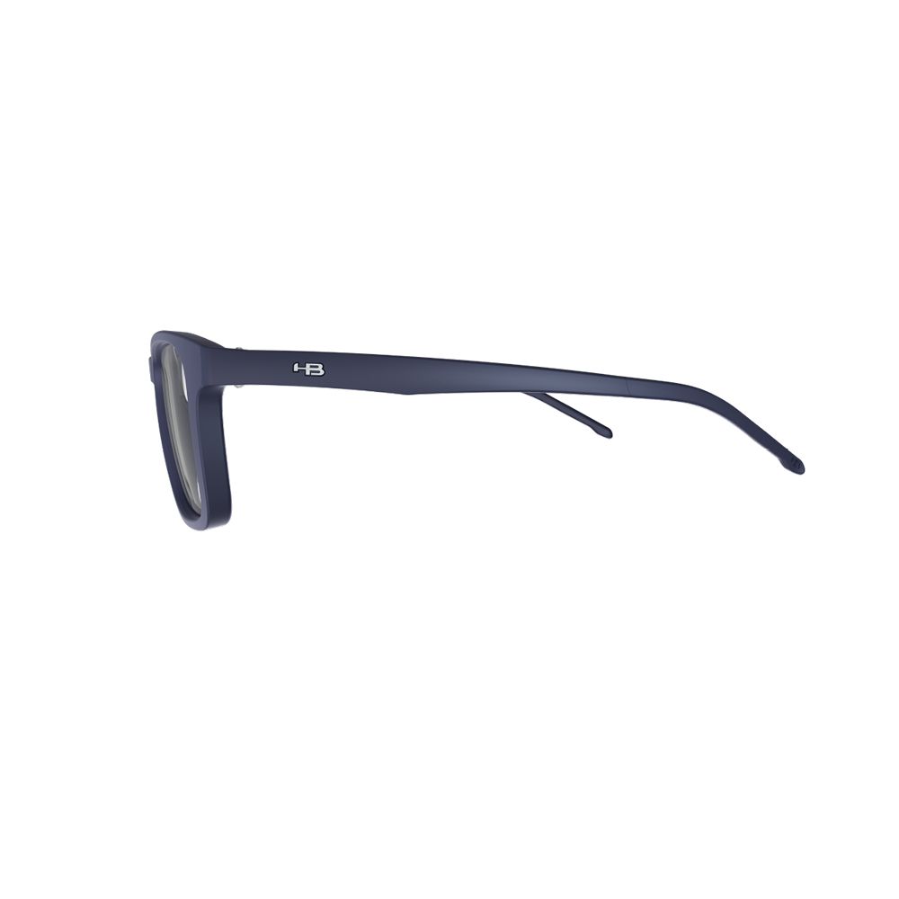 Óculos de Grau HB 0351 Switch Clip On Matte Navy/ Gray Polarized