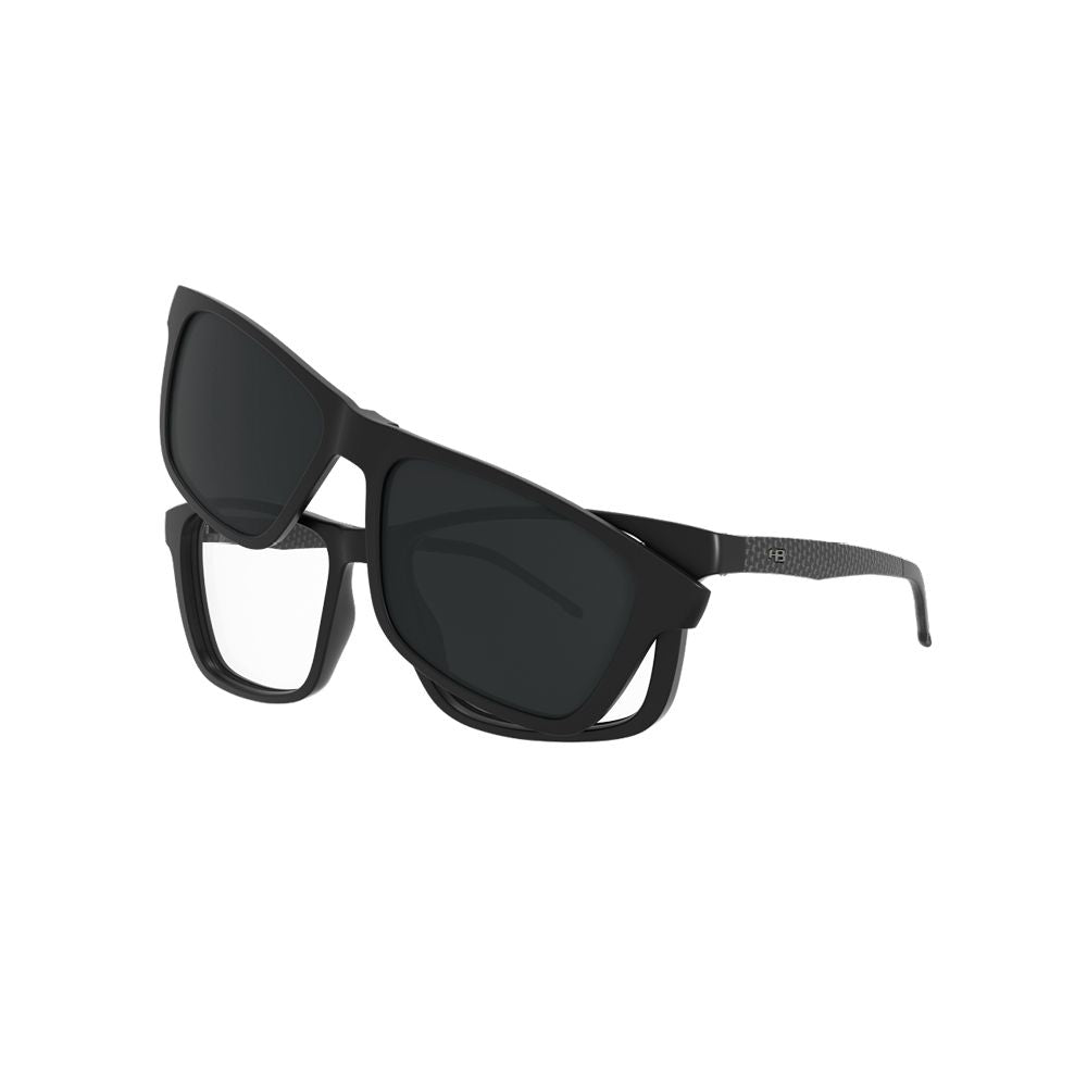 Óculos de Grau HB 0351 Switch Clip On New Carbon Fiber/ Gray Polarized lente 5,2
