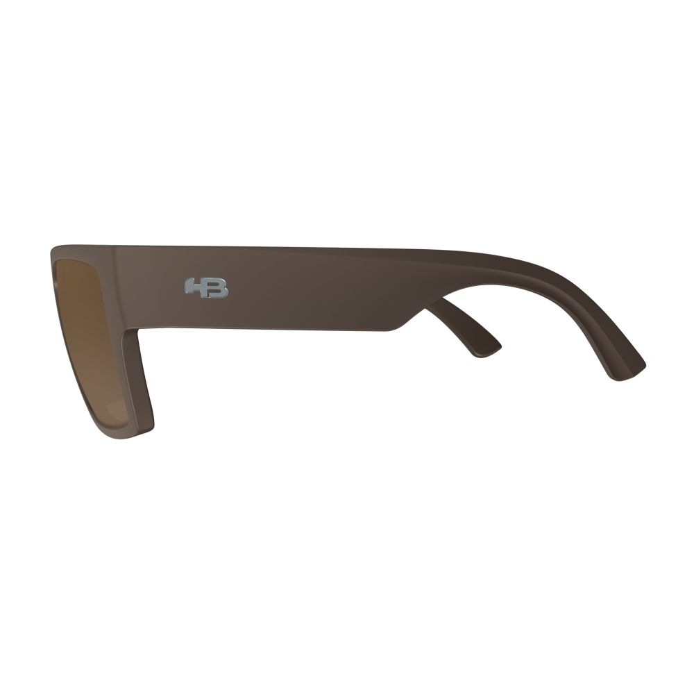Óculos De Sol Hb Loud Matte Brown/ Brown